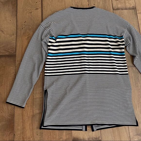 Escada striped Cardigan Longline Star Studded 36 - Picture 6 of 6
